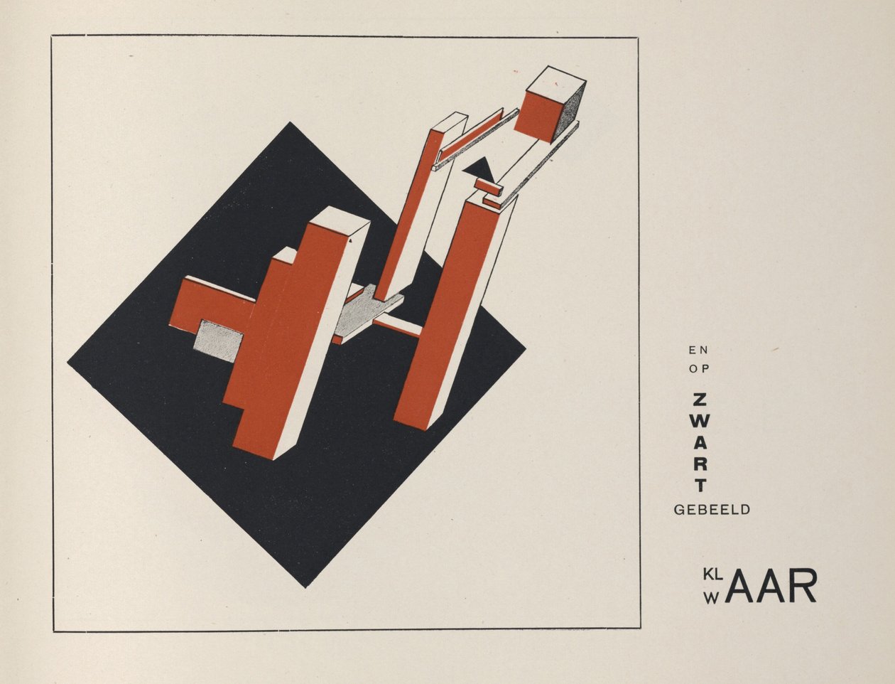 About Two Squares by Eliezer Markowich Lissitzky