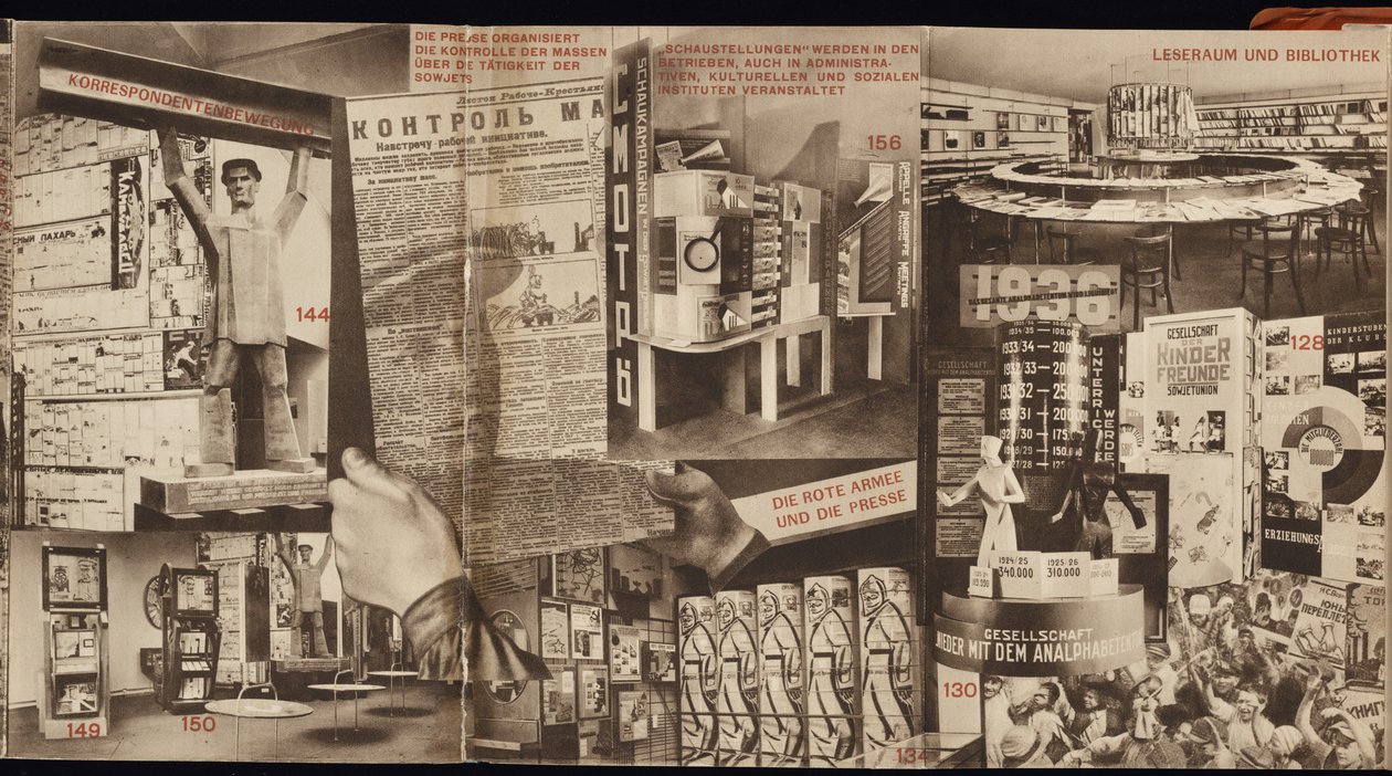 USSR. Catalogue of the Soviet pavilion at the International Press Exhibition, Cologne, 1928 by Eliezer Markowich Lissitzky