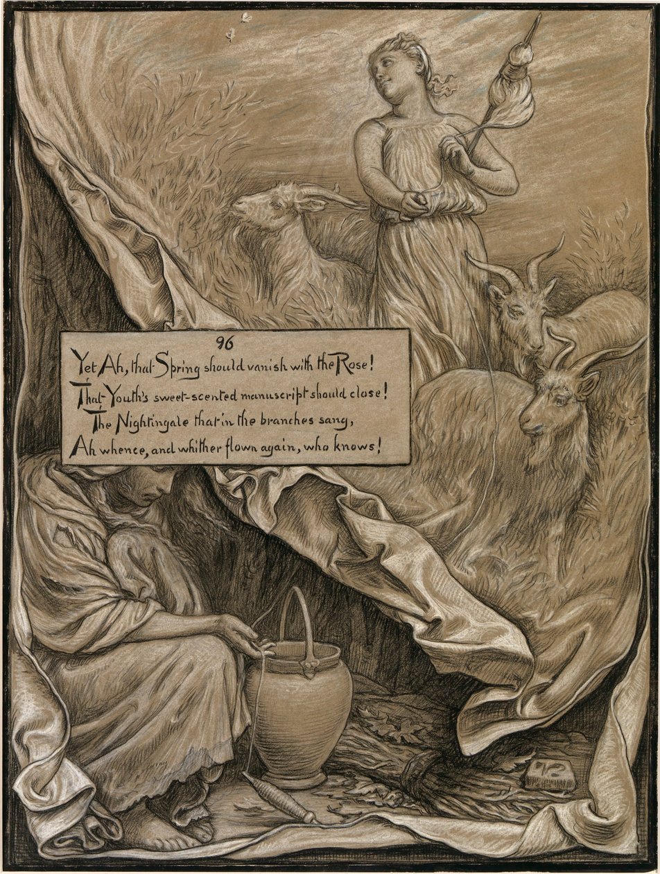 (Illustration for Rubáiyát of Omar Khayyám) Youth and Age by Elihu Vedder