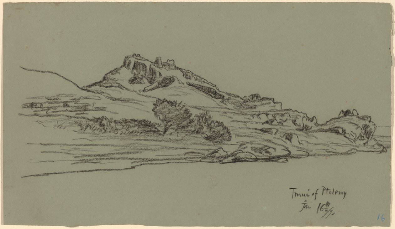 Nile Journey, Tmui of Ptolemy by Elihu Vedder
