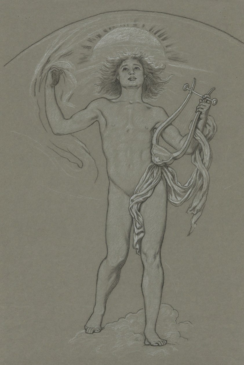 Study for Apollo by Elihu Vedder