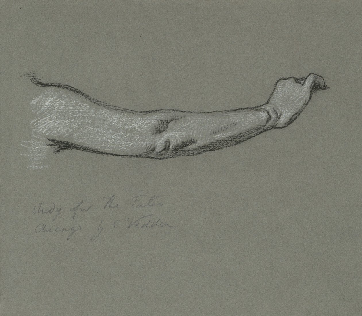 Study for The Fates Gathering in the Stars by Elihu Vedder