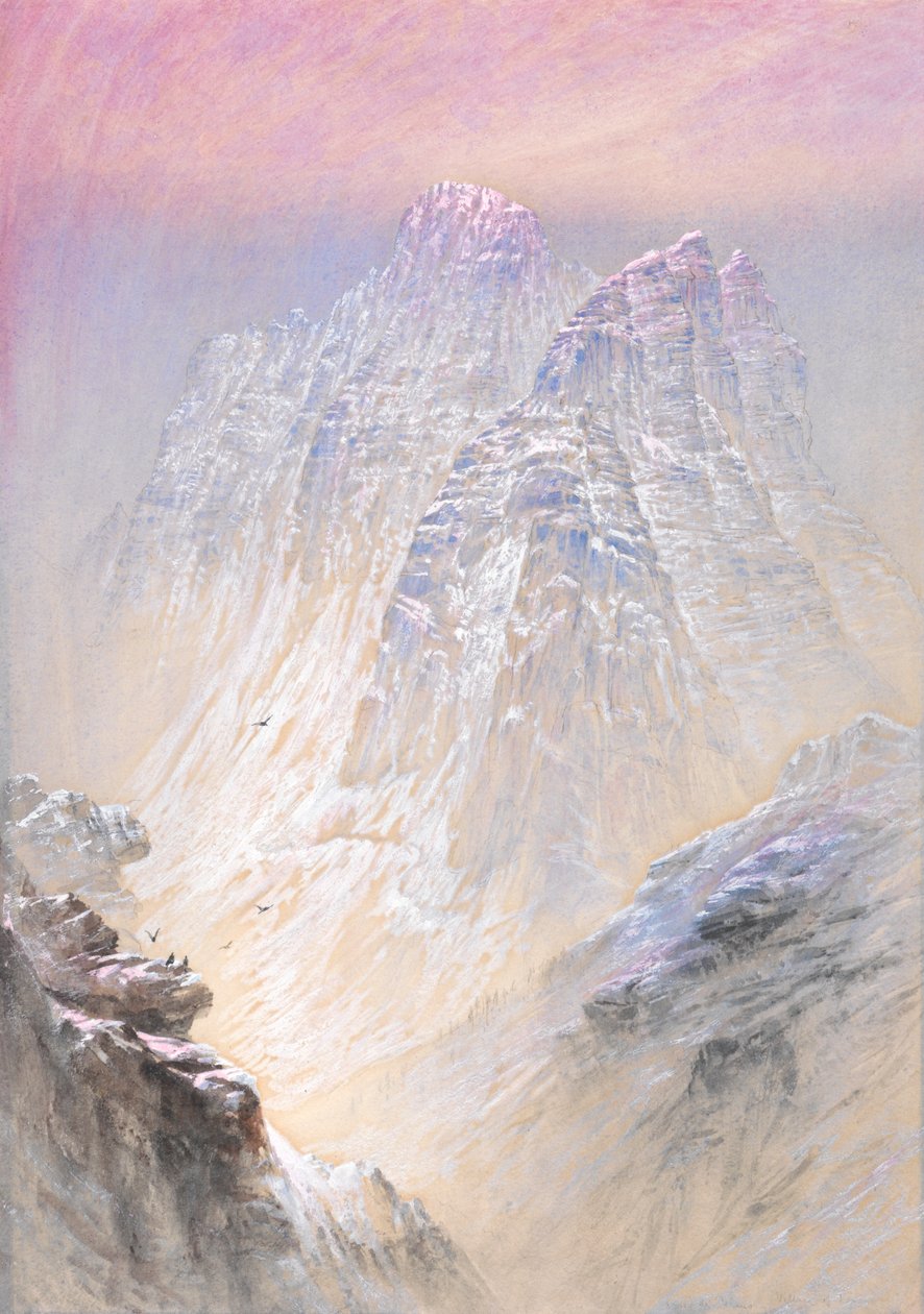 Sasso di Pelmo as Seen from St. Luzia, Tyrol by Elijah Walton