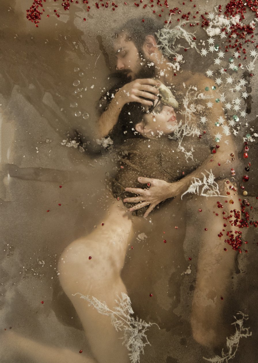 Eira & Lukas in Light Water, Beige, 2016 by Elinleticia Högabo