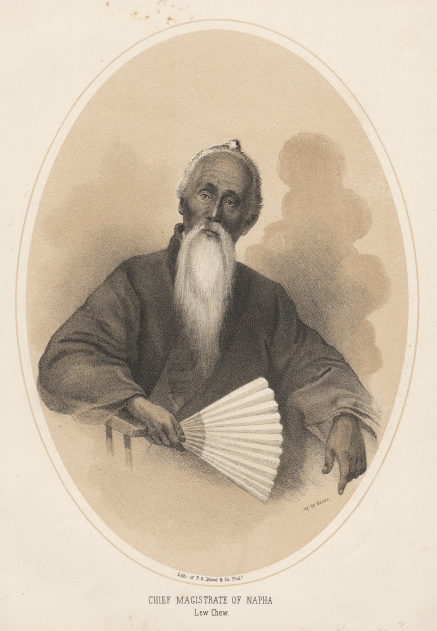Chief Magistrate of Napha, Lew Chew, 1855 by Eliphalet Brown