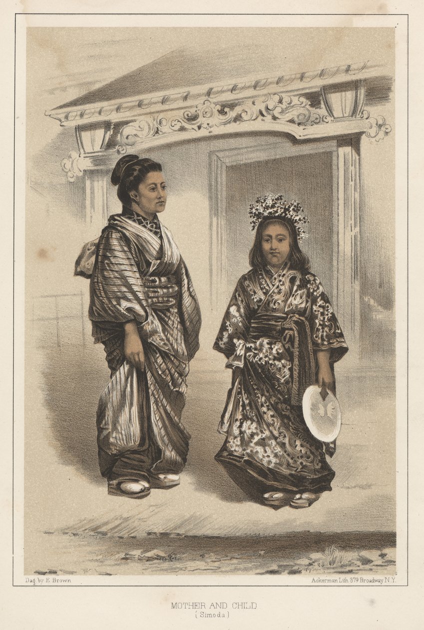 Mother and Child (Simoda) by Eliphalet Brown