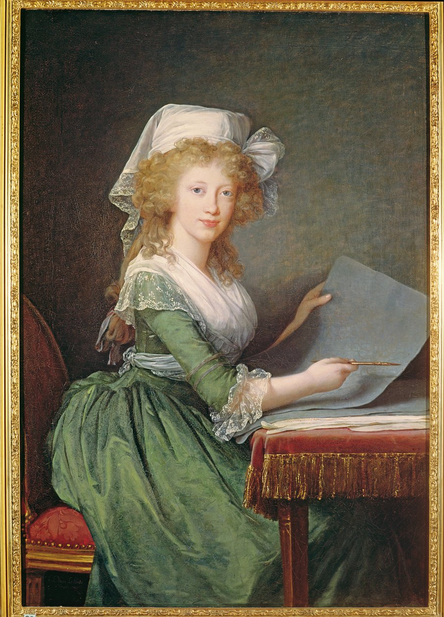 Marie-Louise of Bourbon-Sicily (1773-1802) 1790 by Elisabeth Louise Vigee Lebrun