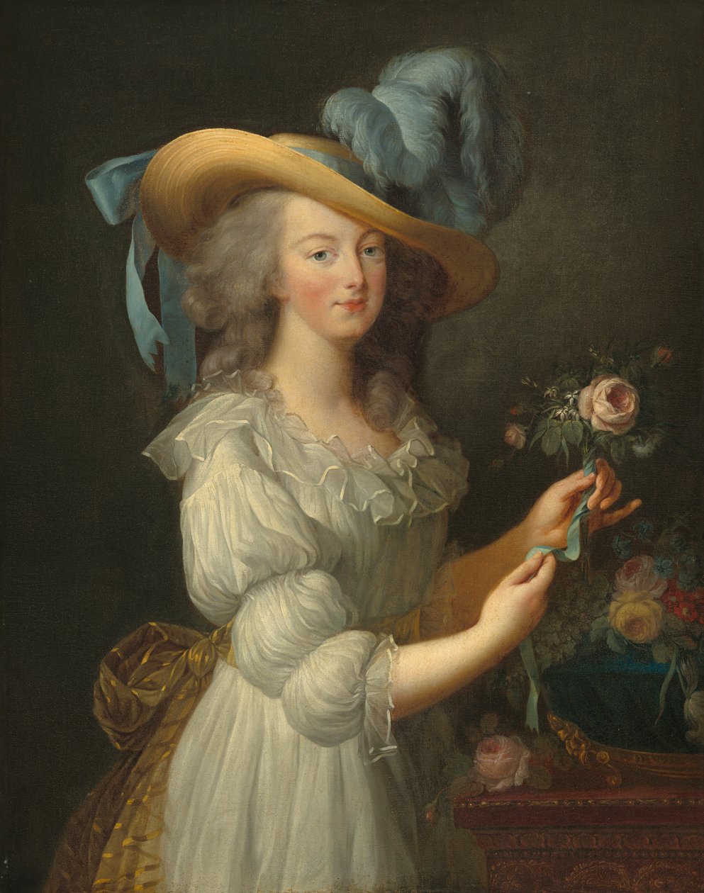 Marie-Antoinette, after 1783 by Elisabeth Louise (after) Vigee Lebrun