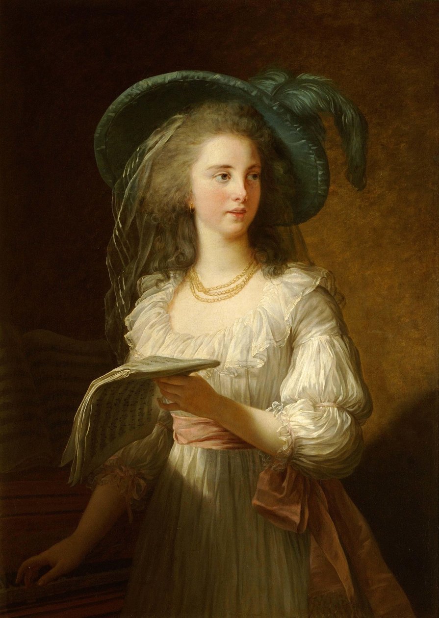 Martine-Gabrielle-Yoland de Polastron, Duchess of Polignac (1745–1793) by Élisabeth Louise Vigée Le Brun