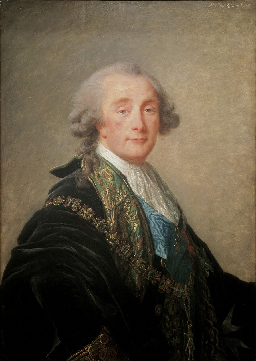Alexandre Charles Emmanuel de Crussol-Florensac, 1747-1815 by Elisabeth Louise Vigee Lebrun