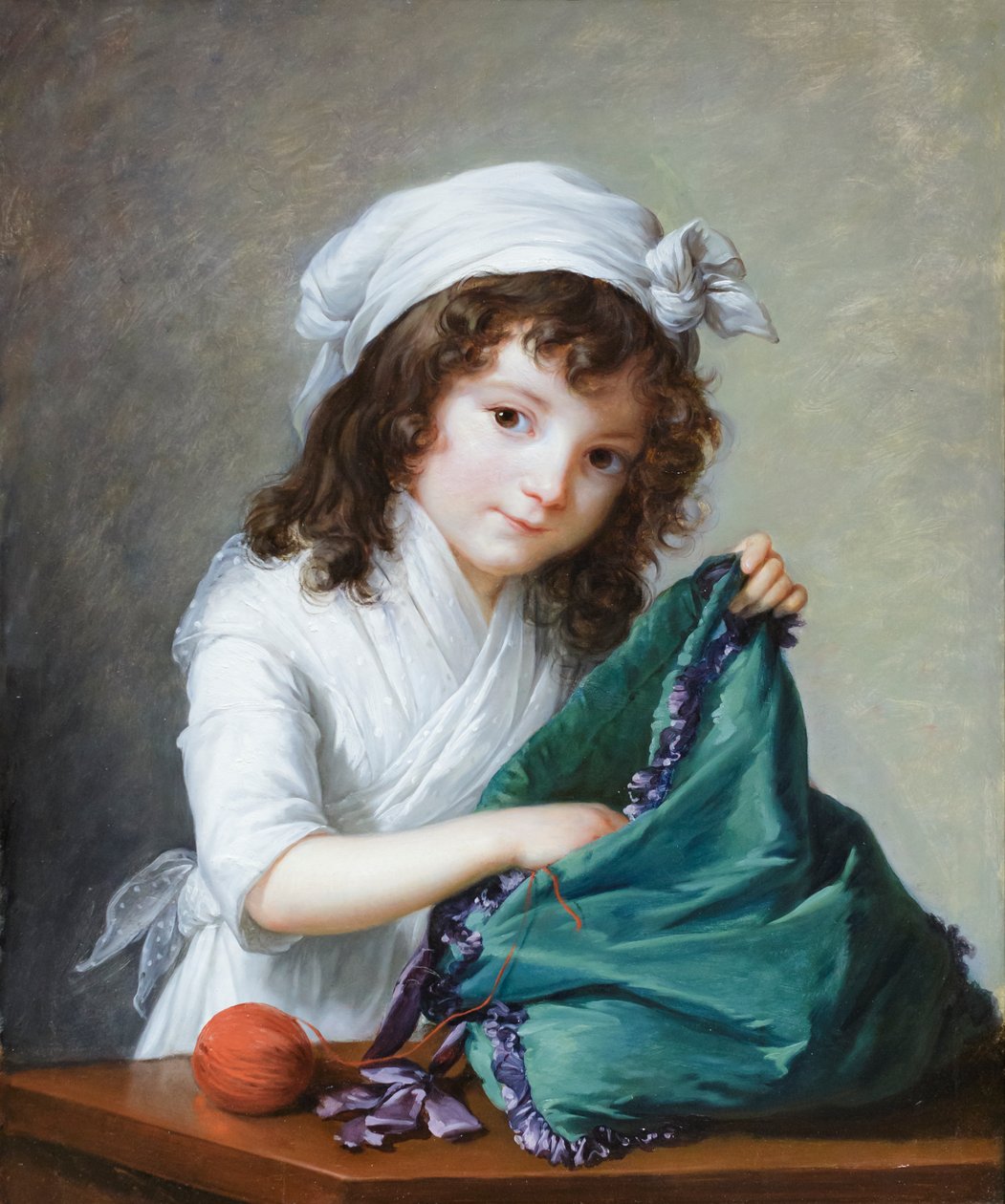 Mademoiselle Brongniart by Elisabeth Louise Vigee Lebrun