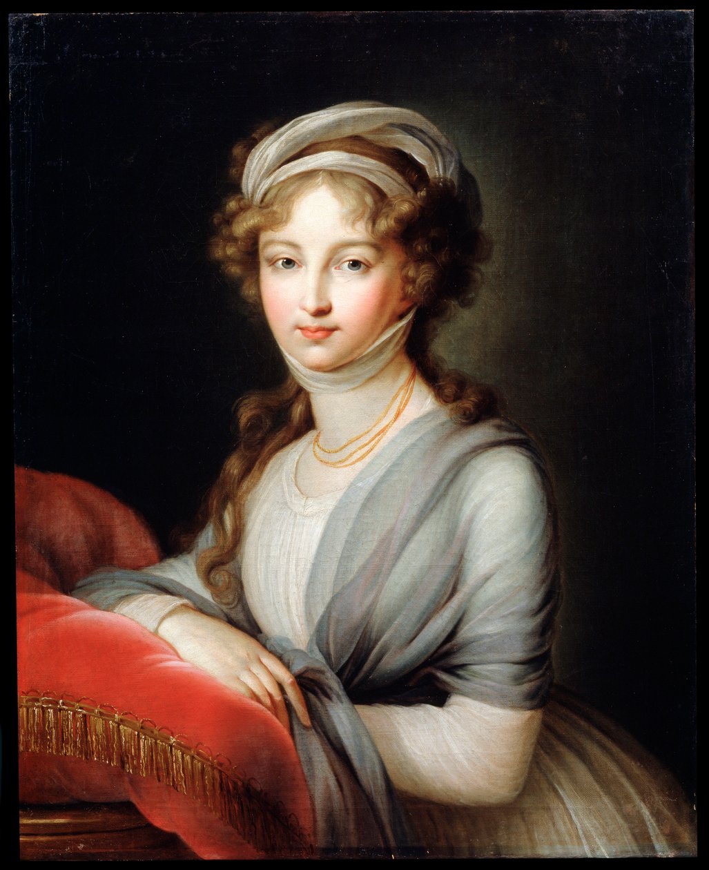 Portrait of Empress Elizabeth Alexeievna by Elisabeth Louise Vigee Lebrun