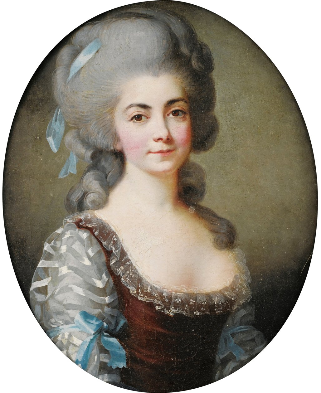 Portrait of the opera singer Antoinette Saint-Huberty 1756-1812, c. 1780 by Elisabeth Louise Vigee Lebrun