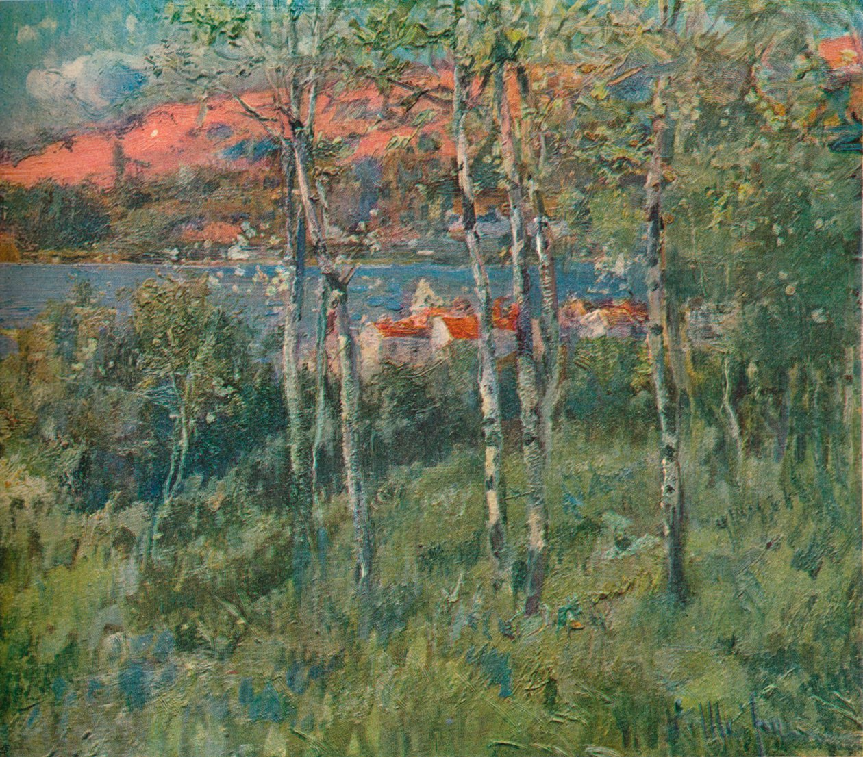A Village in Galicia Spain, c1908 by Eliseo Meifren y Roig