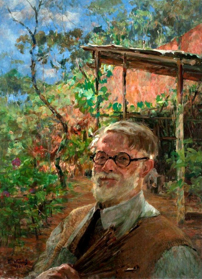 Self-Portrait Outdoors by Eliseu Visconti