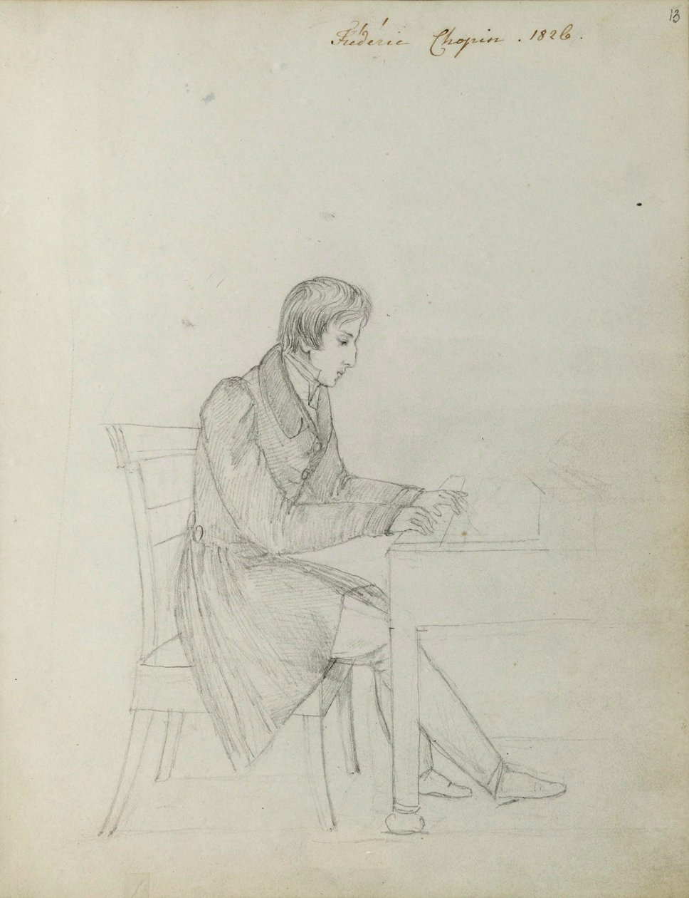Fryderyk Chopin at the Piano by Eliza Radziwiłłówna