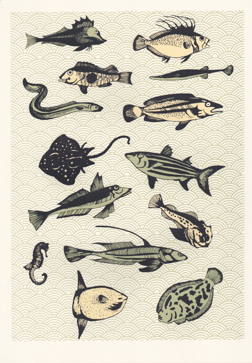 Yellow Japanese Fish by Eliza Southwood