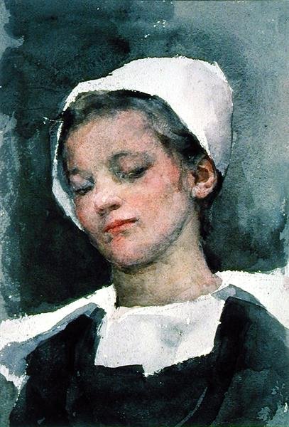 Louise, a Breton Girl by Elizabeth Adela Stanhope Forbes