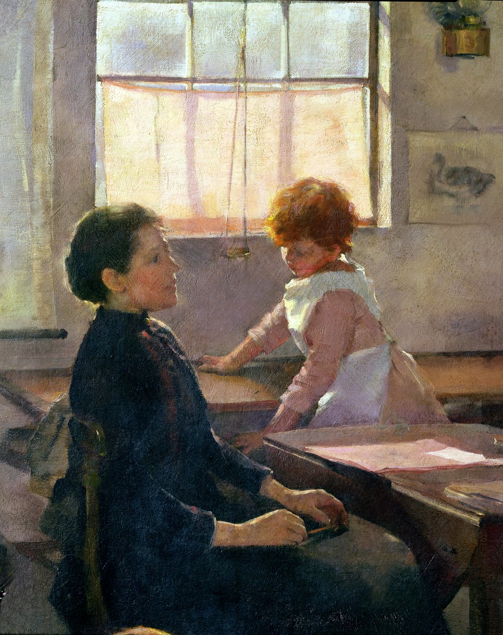 School is Out (detail) by Elizabeth Adela Stanhope Forbes