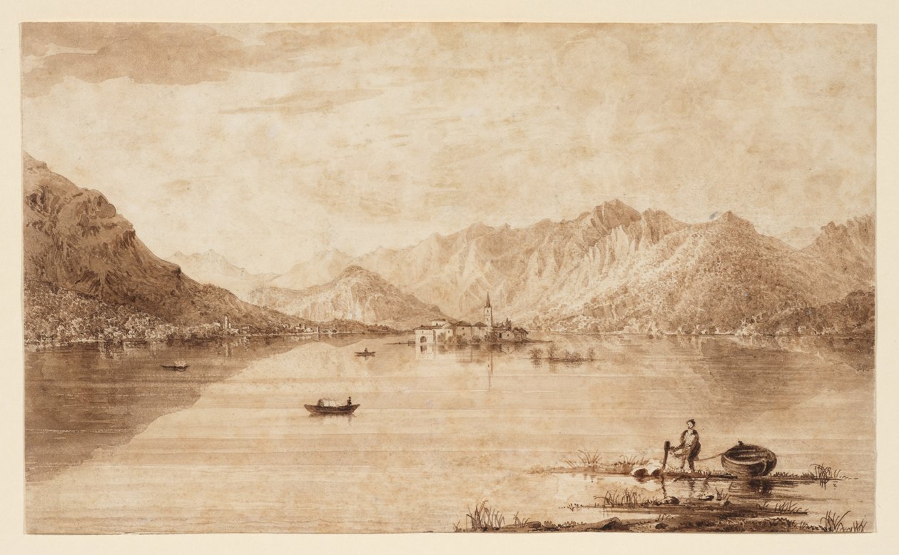Lago Maggiore & Isola Superiore by Elizabeth Frances Batty