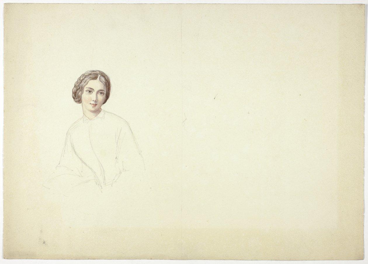 Study for Female Portrait by Elizabeth Murray