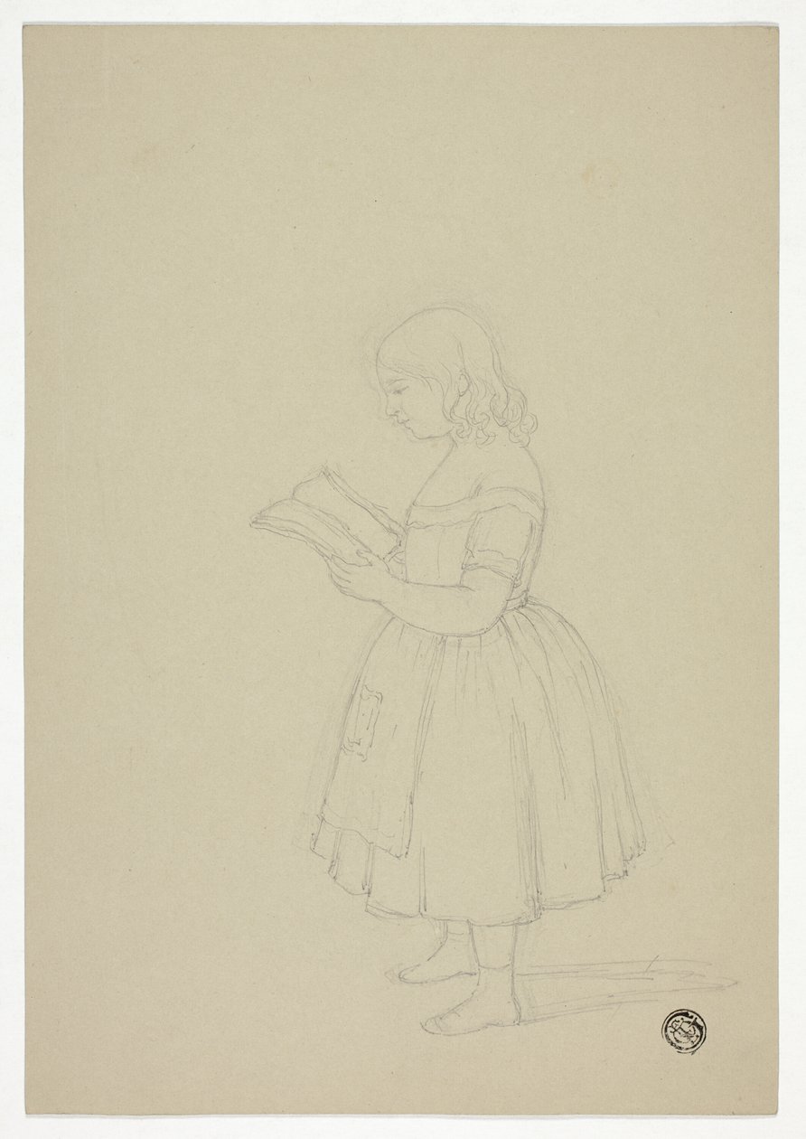 Young Girl Reading by Elizabeth Murray