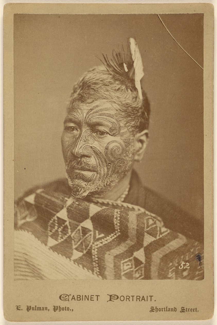 Hati Wira Takahi Bay of Islands. Māori Chief, Ngapuhi by Elizabeth Pulman