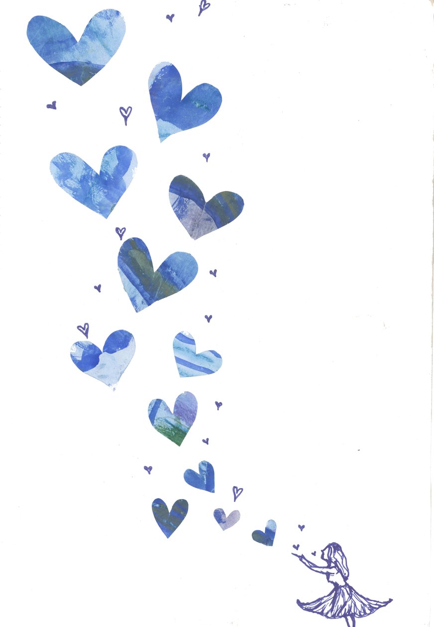 Blowing a Kiss, 2013 by Elizabeth Rider