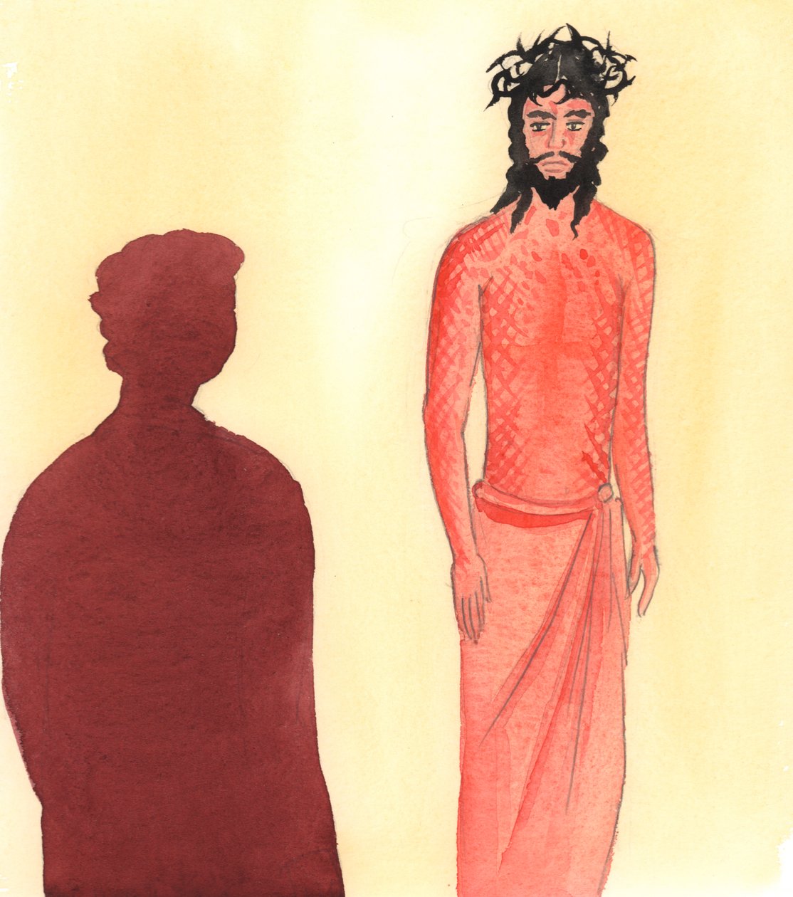 A person who bears pains and humiliations in patience, out of love for Christ, is like Him Who was wounded for our sake. by Elizabeth Wang