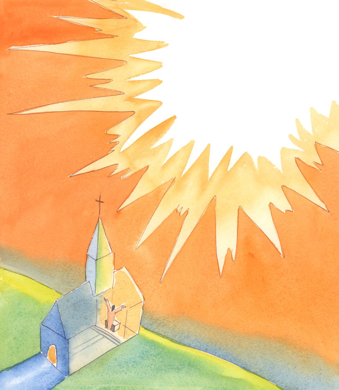 Christ is With Us at Mass, Offering Praise to the Father by Elizabeth Wang