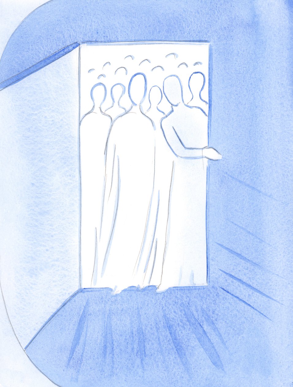 At This Shrine, the Door of Heaven Was Flung Open, Heaven