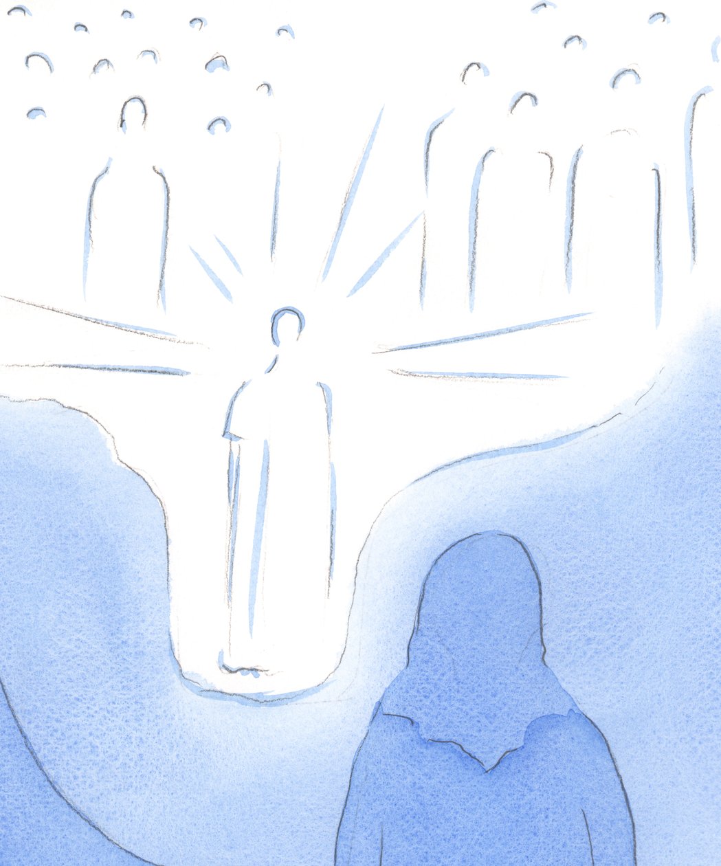 By prayer, we are brought very close to the Saints of Heaven, as if the floor of heaven descends. Our every act of faith leads us even closer by Elizabeth Wang