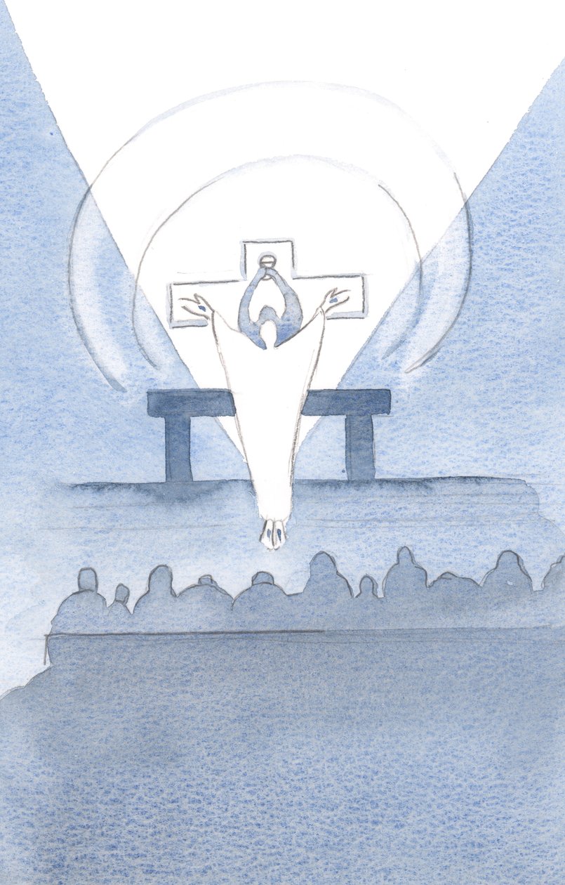 Christ appeared before us, quietly, to offer glory and honour to the Father by Elizabeth Wang