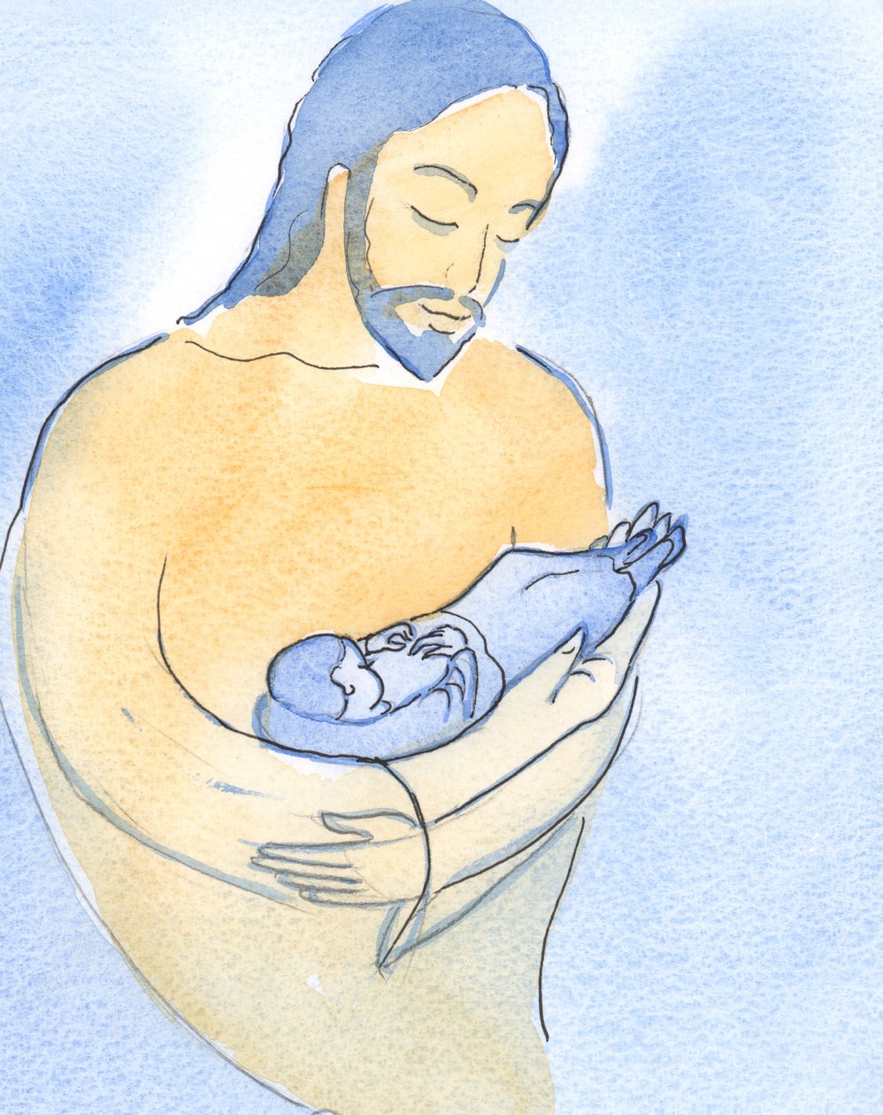 Christ showed me that in my present suffering I am as if lying in the Father