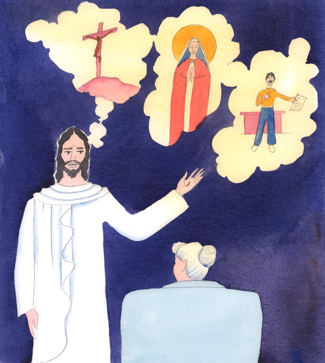 Christ Told Me the Cross is Seldom Mentioned by Preachers Today