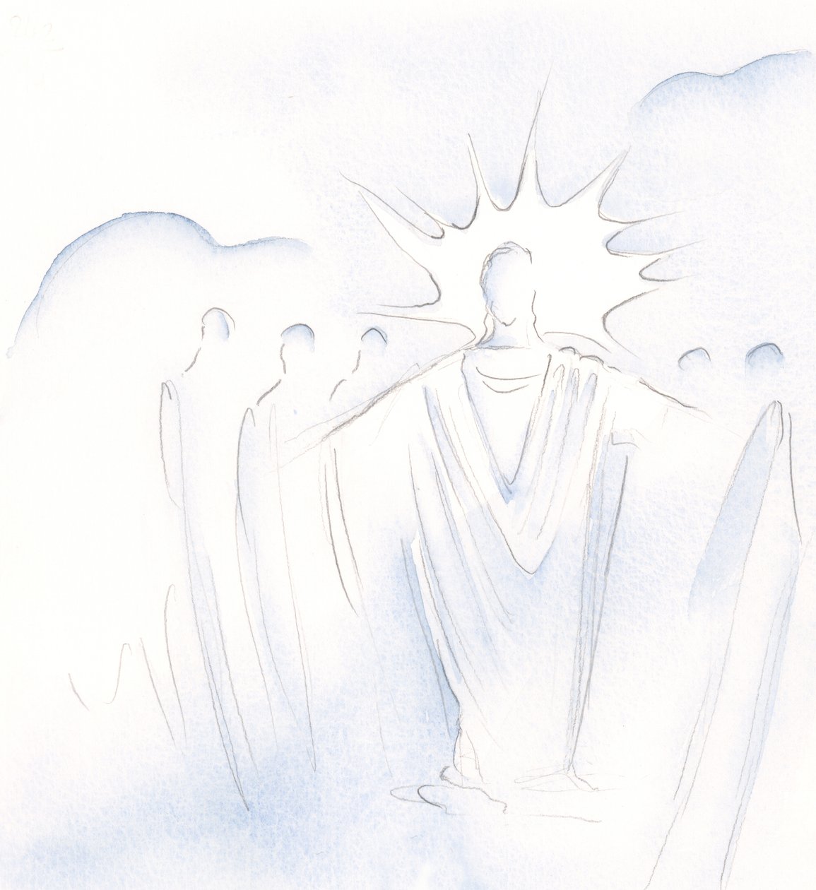 Christ, who is the door, leads us to and fro in Heavenly company by Elizabeth Wang