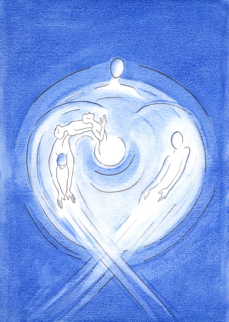 From all eternity the Son of God, who was born of Mary, springs forth from the white-hot love of the Father