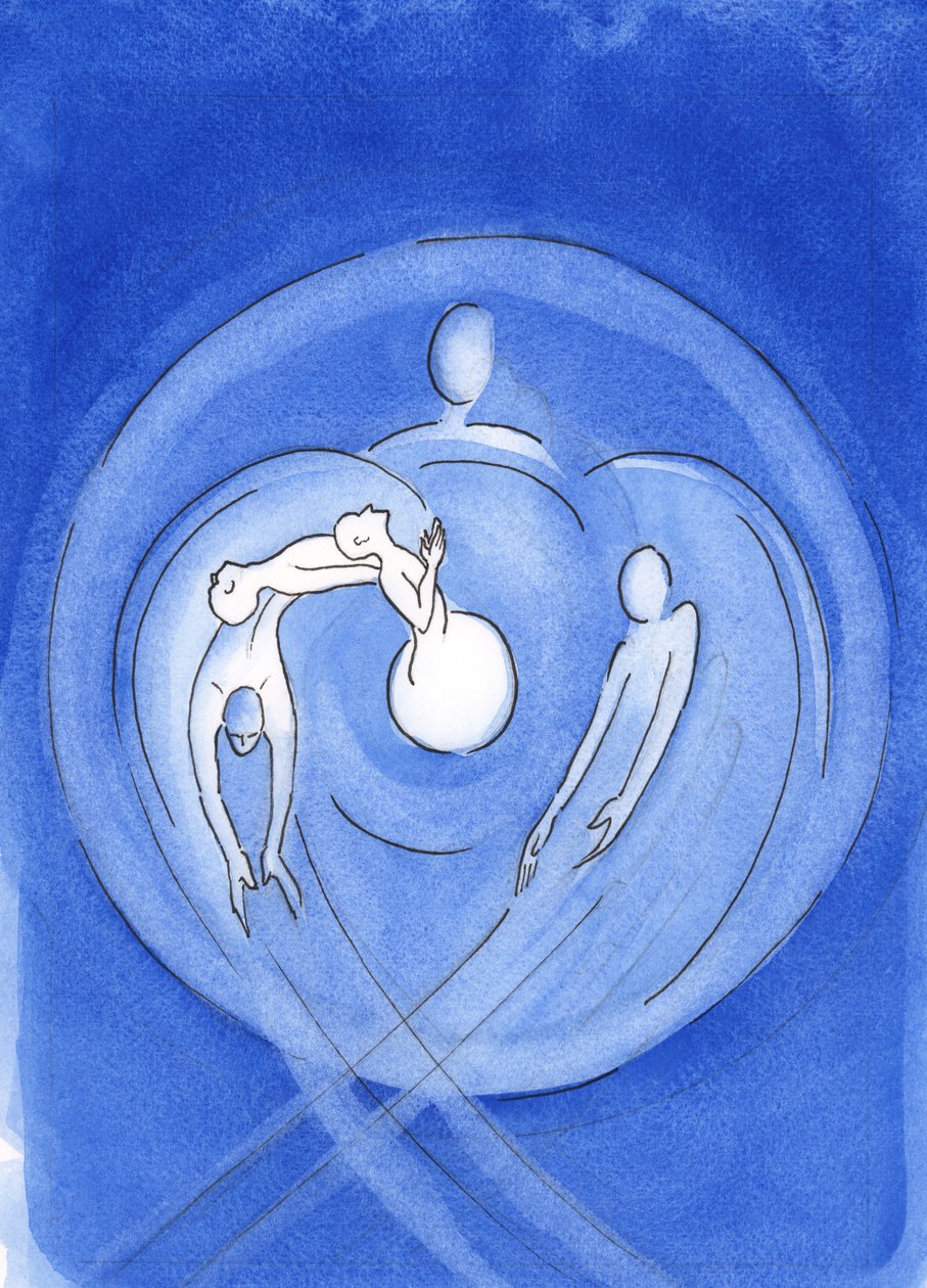 From all eternity the Son of God, who was born of Mary, springs forth from the white-hot love of the Father