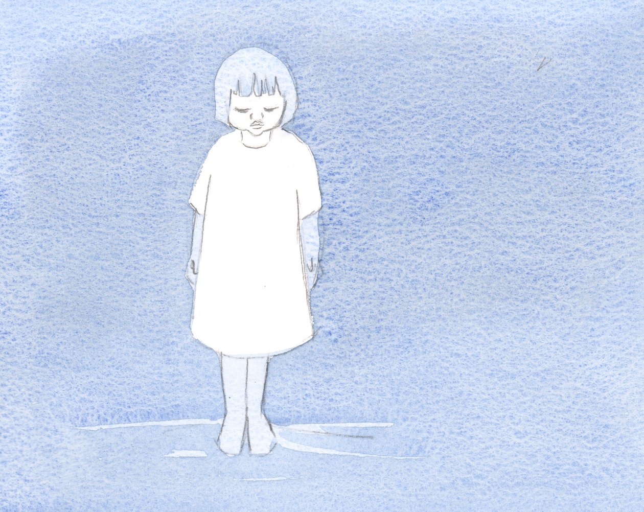 He showed me how I am like a child in a baptismal robe, after sorrow and forgiveness, penance and reparation by Elizabeth Wang