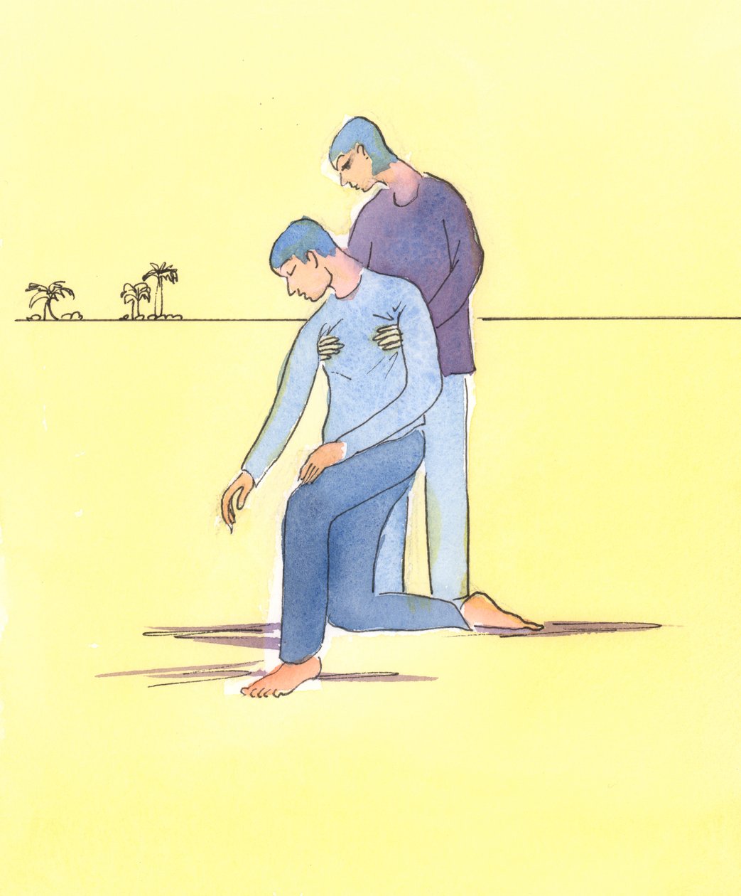It is not always enough to pray for someone in trouble by Elizabeth Wang