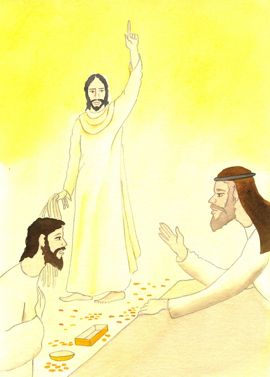 Jesus Says to the Money Changers in the Temple: Is it Not Written, 
