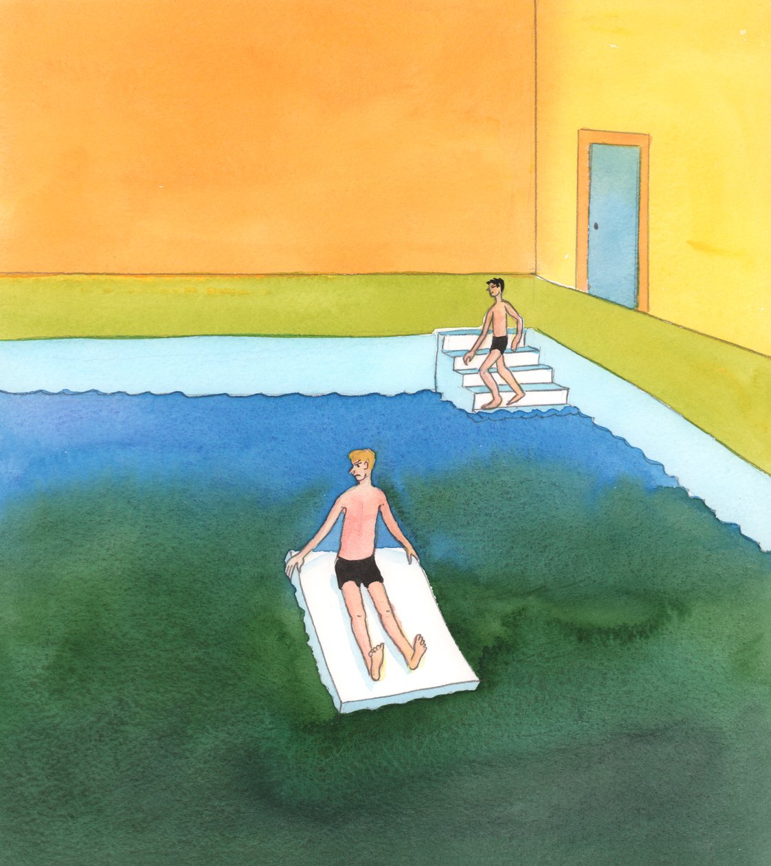 No one achieves sanctity by looking timidly at the waters of holiness, or trying to remain on the surface by Elizabeth Wang