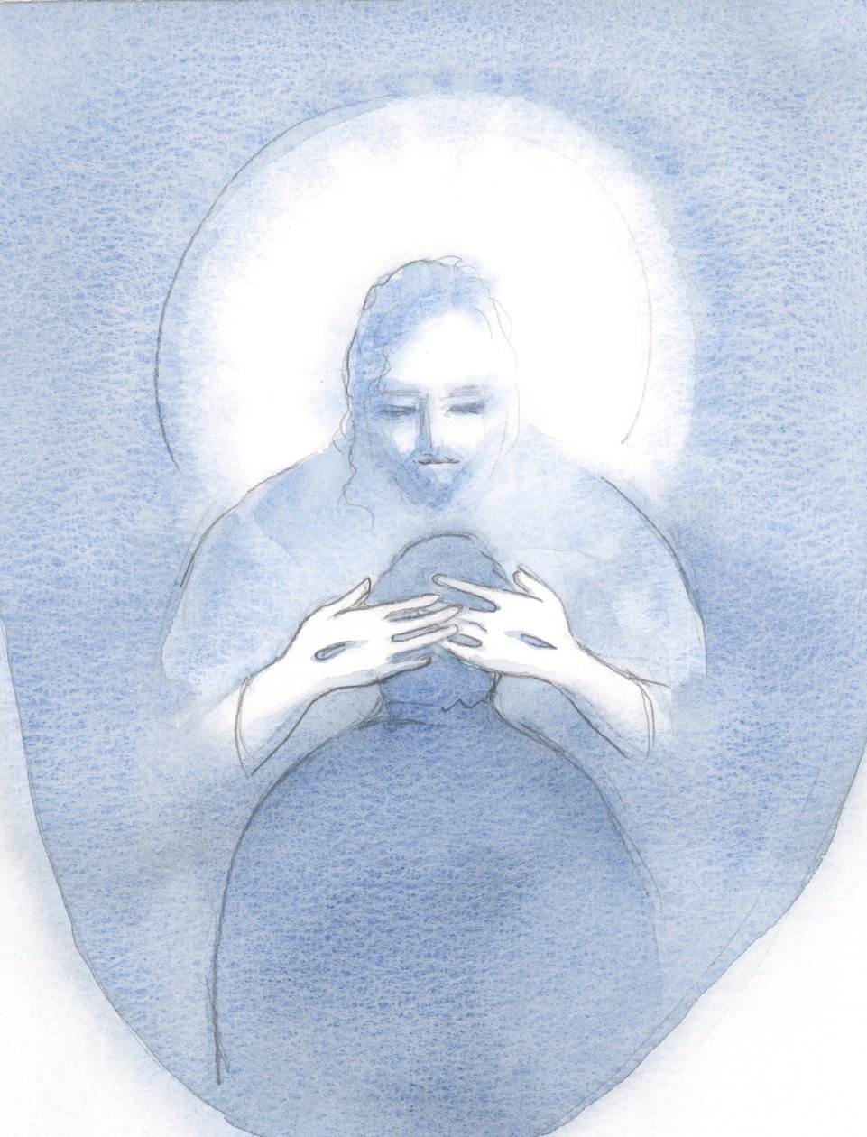 Once, when I begged for help, Christ swooped to my soul and gave me his peace by Elizabeth Wang
