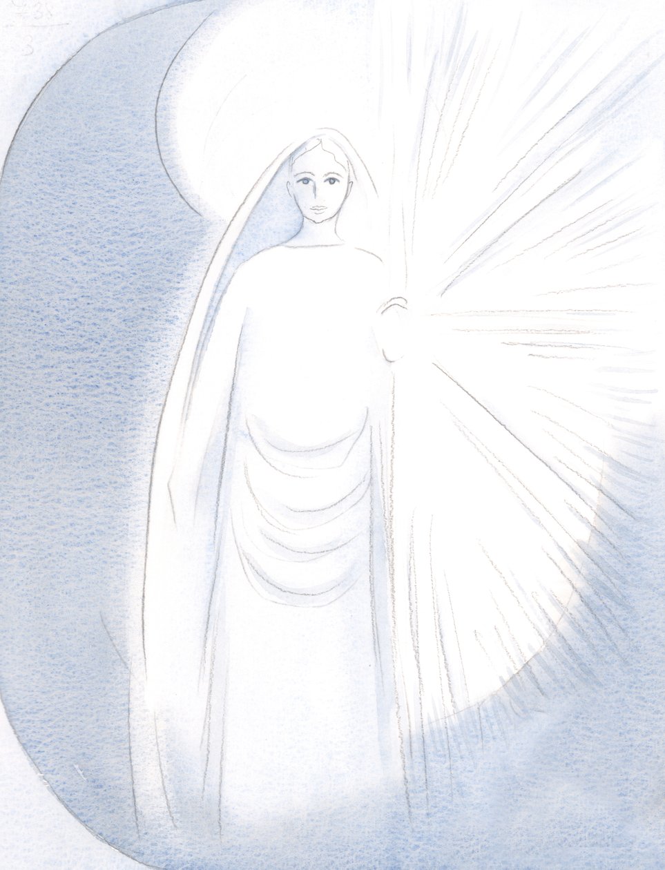 Our Lady appeared before me, in her dazzling Heavenly beauty by Elizabeth Wang