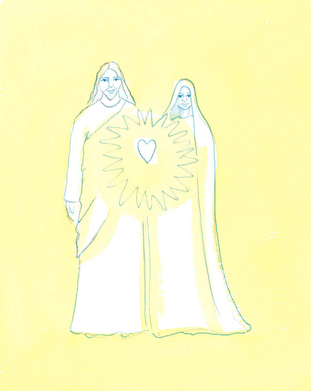 Our Lady shared Christ