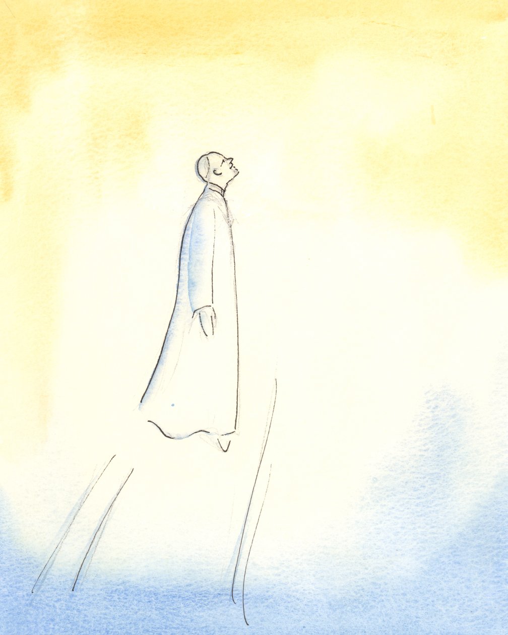 Pope John Paul II soars on high, after his death, proceeding swiftly ...