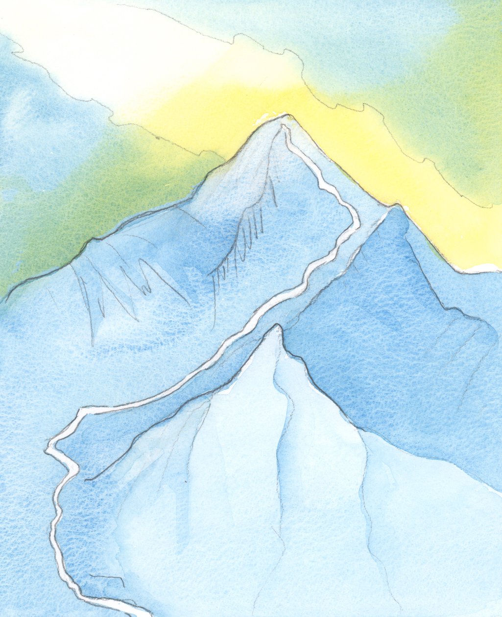 Someone who speaks about Mount Everest is worth believing if we know that he has followed the right path by Elizabeth Wang