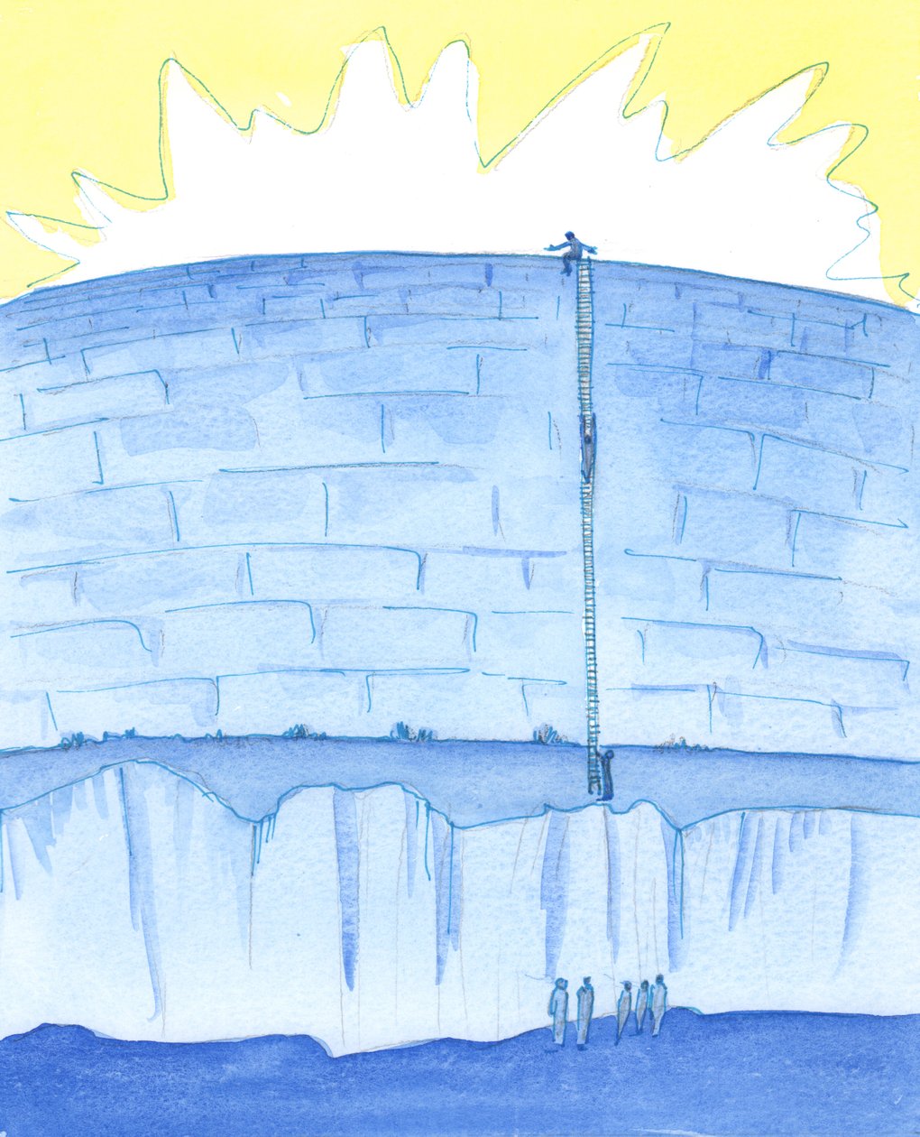 The Godhead is like a walled city by Elizabeth Wang