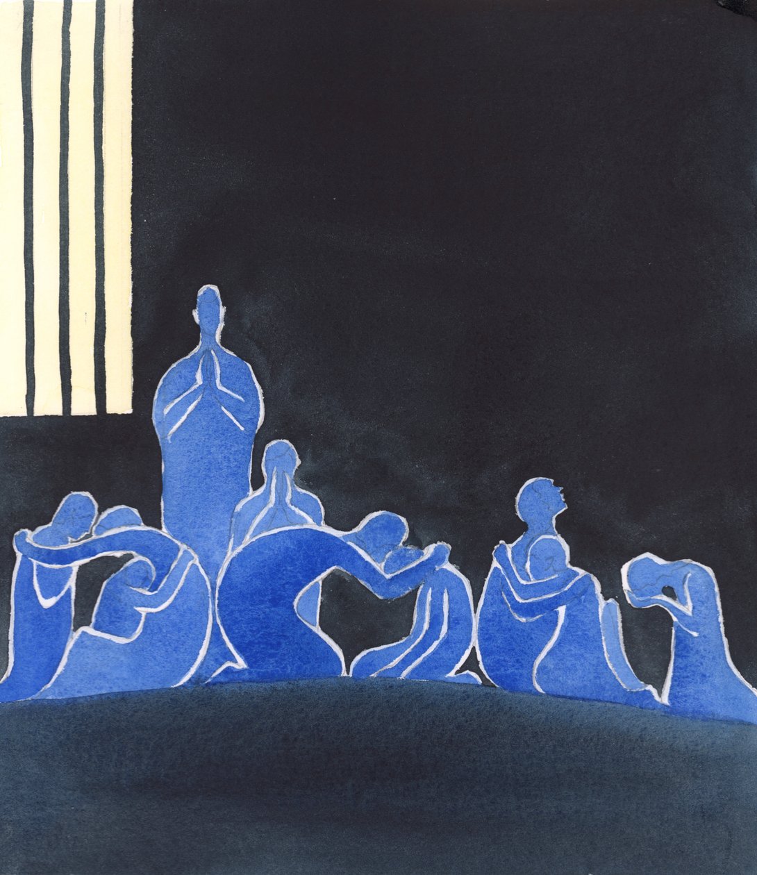 The Holy Souls have only each other for company, lamenting wasted opportunities on earth by Elizabeth Wang