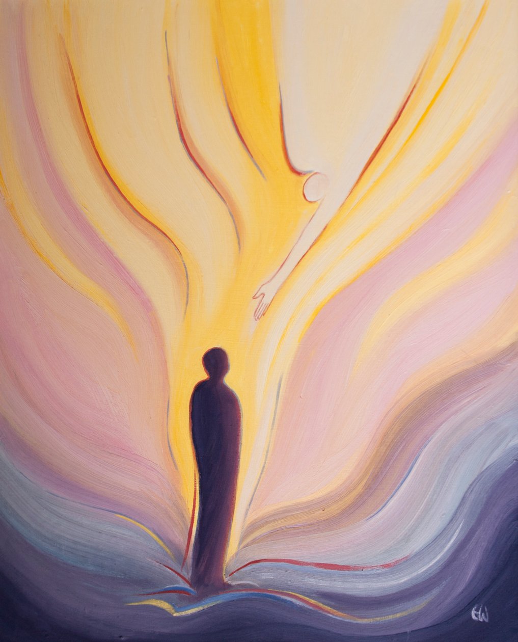 The Holy Spirit is like fire from Heaven, bringing us His love, purity, wisdom and power. by Elizabeth Wang